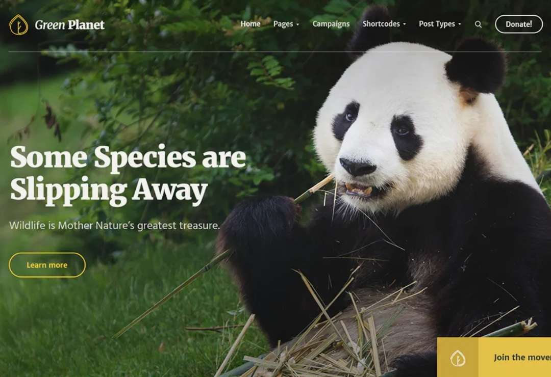 Ecology & Environment WP Theme - Green Planet