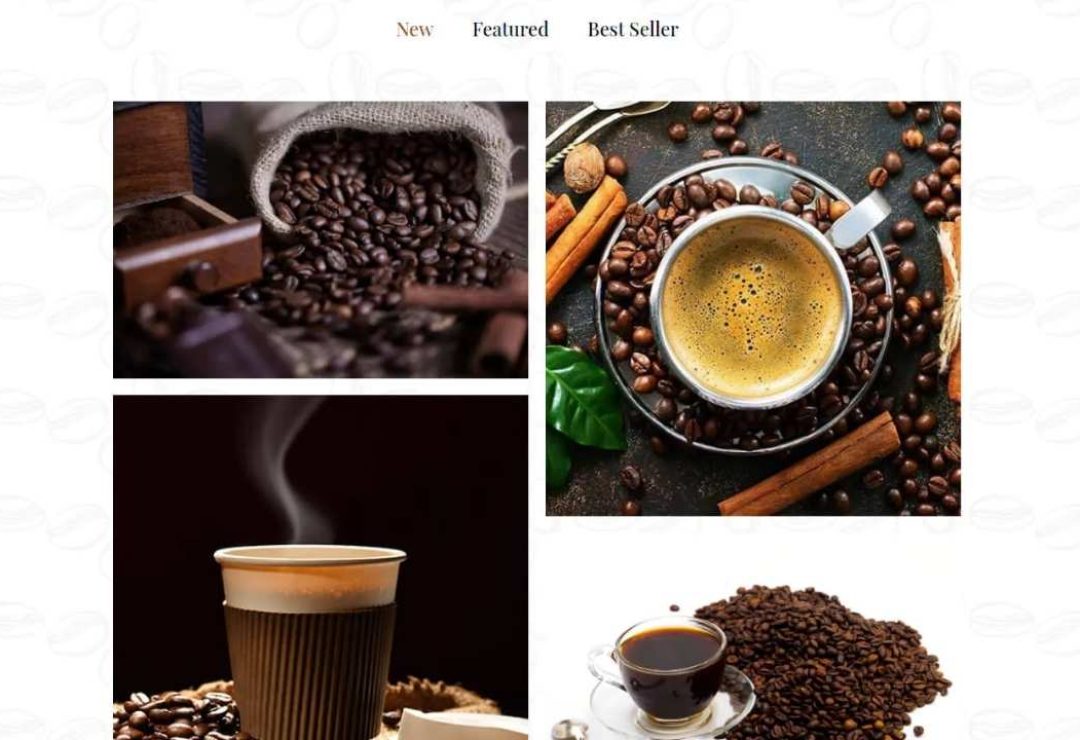 CoffeeKup – Cafe & Coffee Shop Elementor Template