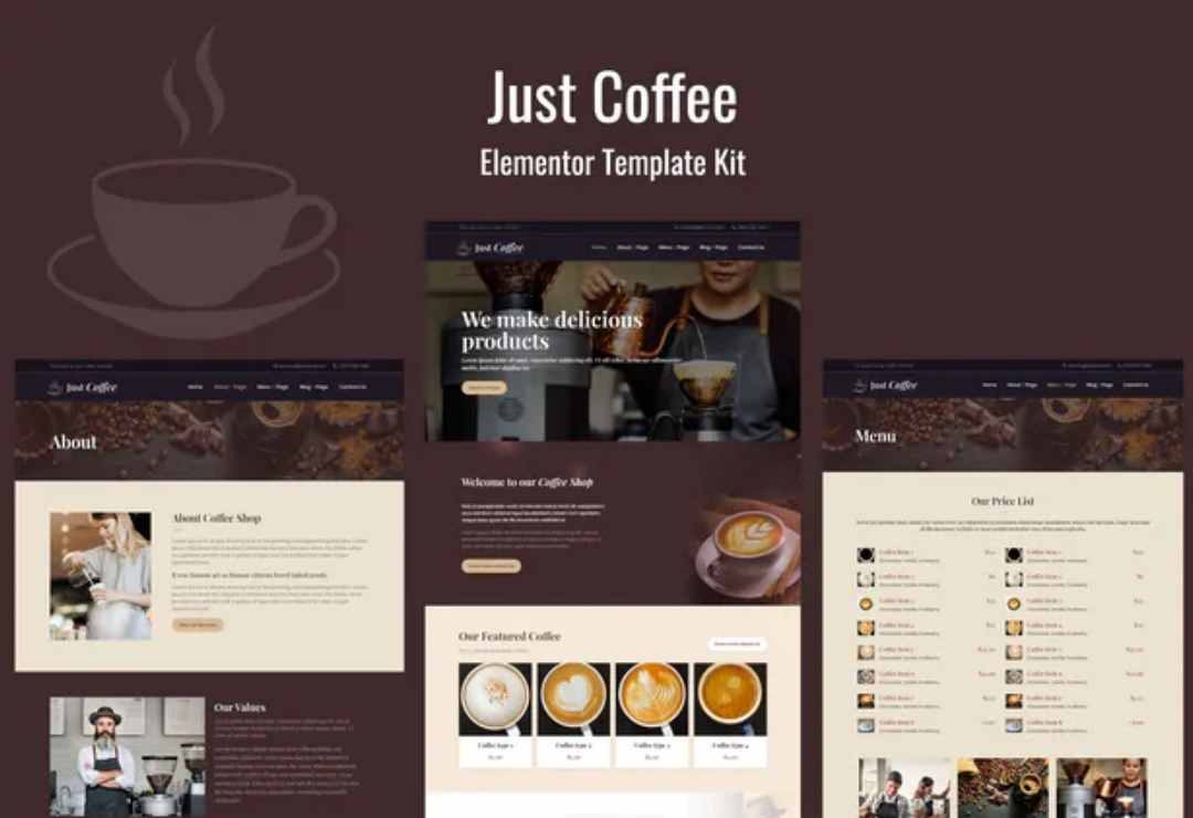 Justcoffee - Cafe and Coffee