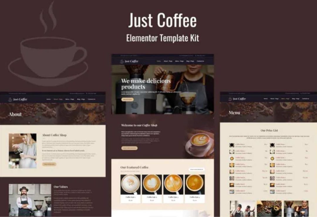 Justcoffee - Cafe and Coffee