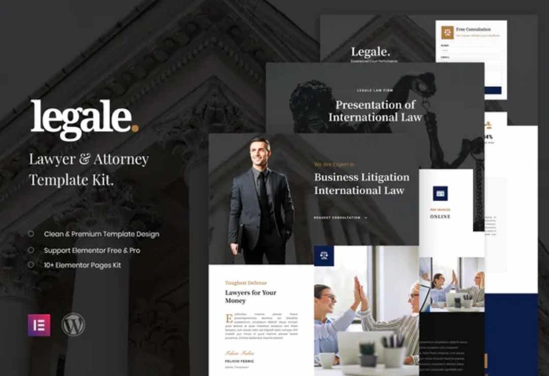 Legale - Lawyer & Law Firm Template Kit