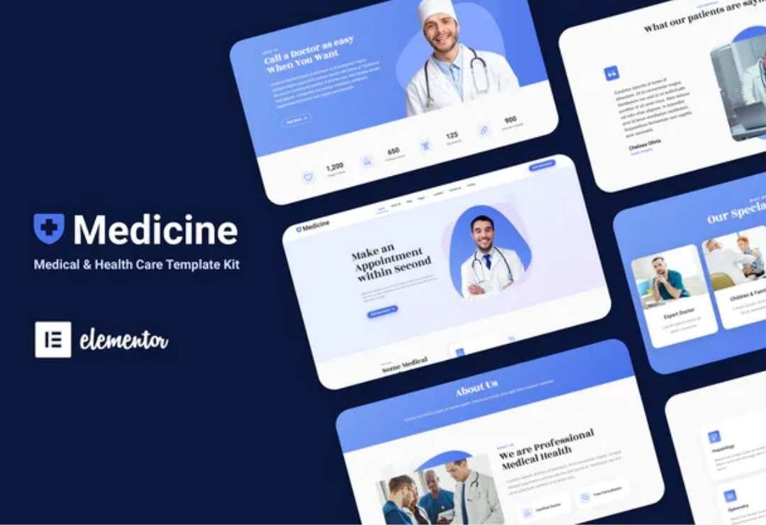 Medisine - Medical Elementor Template