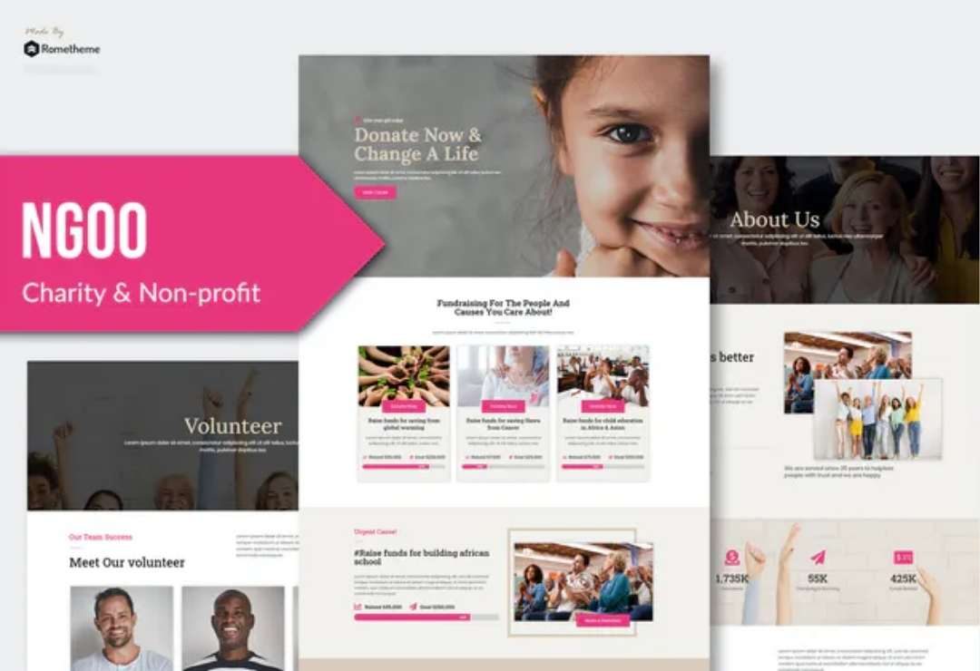 Nonprofit Organization Web designs 4