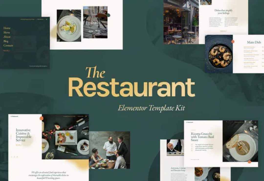 The Restaurant - Elementor Template Kit