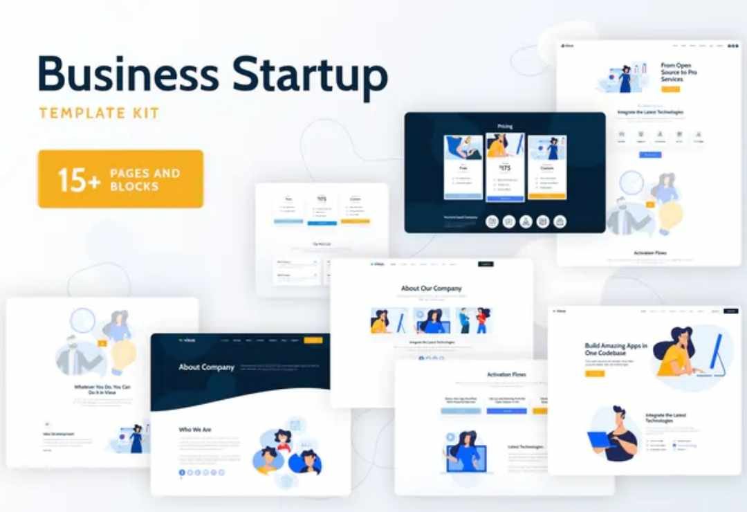 Vixus - Business Startup Template